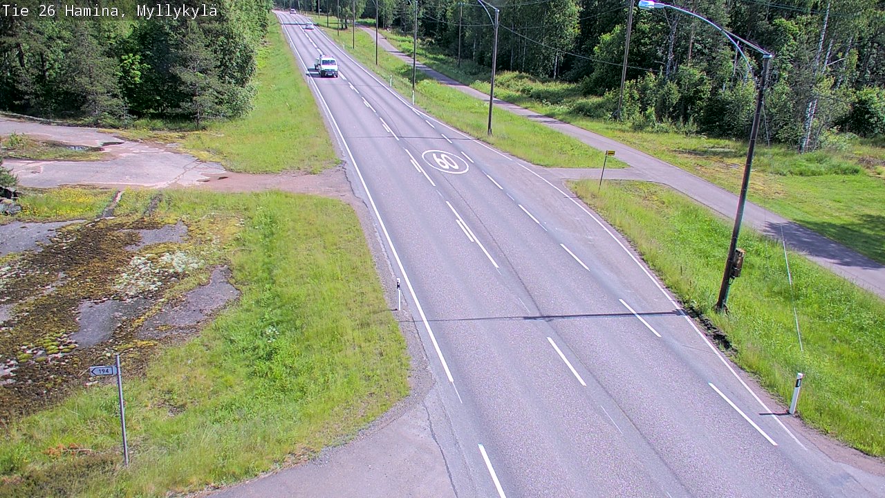 Kelikamerat Kuva Tie 26 Hamina, Myllykylä, Hamina, Kymenlaakso