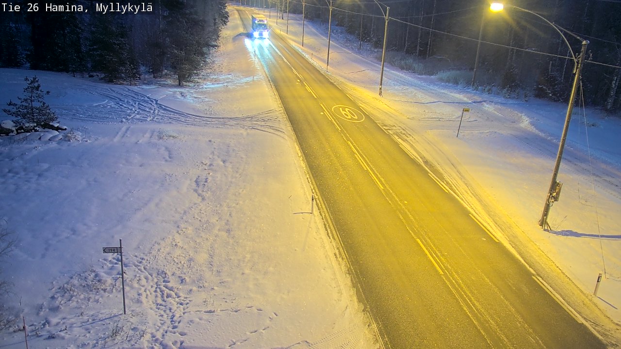 Kelikamerat Kuva Tie 26 Hamina, Myllykylä, Hamina, Kymenlaakso