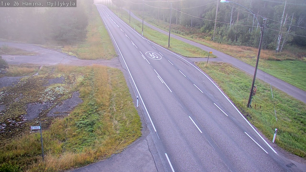 Kelikamerat Kuva Tie 26 Hamina, Myllykylä, Hamina, Kymenlaakso
