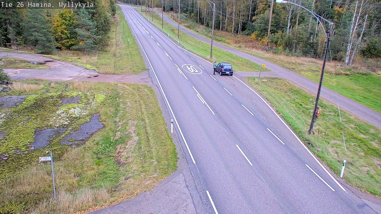 Kelikamerat Kuva Tie 26 Hamina, Myllykylä, Hamina, Kymenlaakso
