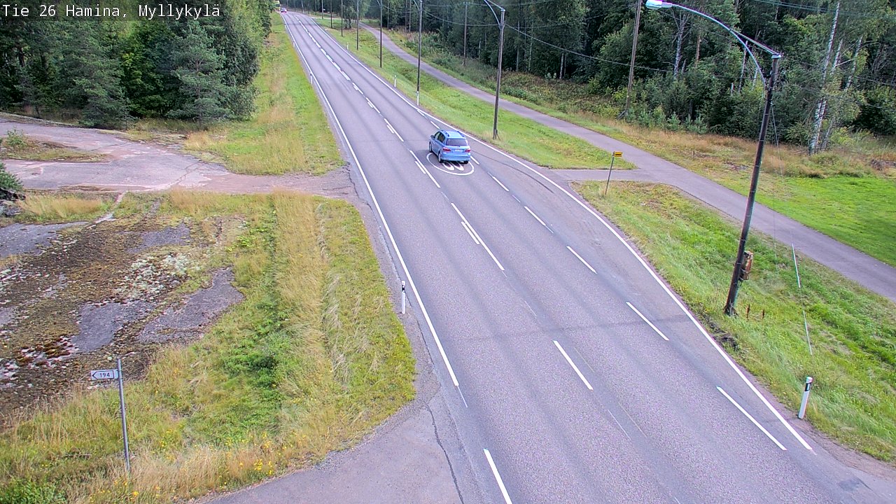 Kelikamerat Kuva Tie 26 Hamina, Myllykylä, Hamina, Kymenlaakso