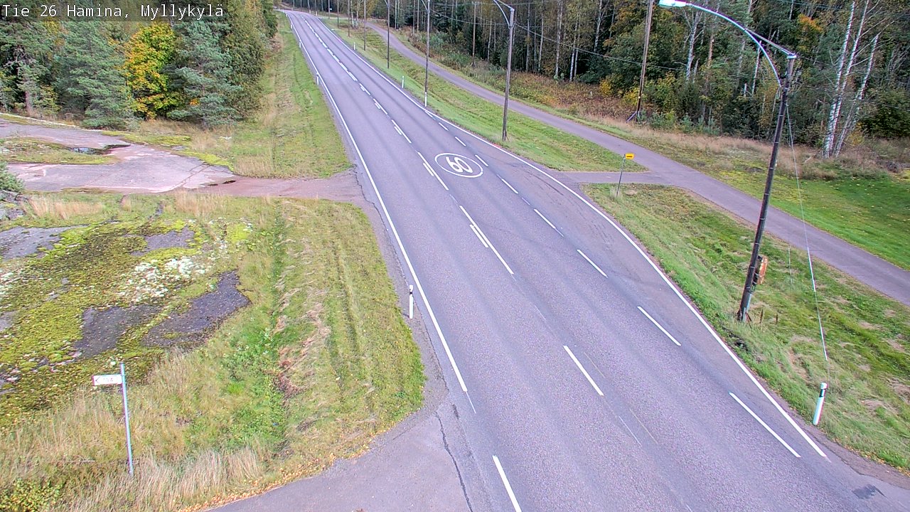 Kelikamerat Kuva Tie 26 Hamina, Myllykylä, Hamina, Kymenlaakso