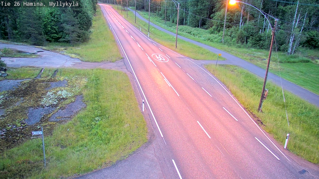 Kelikamerat Kuva Tie 26 Hamina, Myllykylä, Hamina, Kymenlaakso