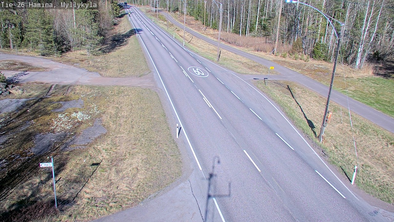 Kelikamerat Kuva Tie 26 Hamina, Myllykylä, Hamina, Kymenlaakso