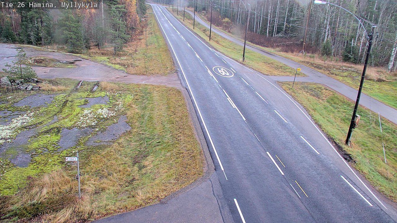 Kelikamerat Kuva Tie 26 Hamina, Myllykylä, Hamina, Kymenlaakso