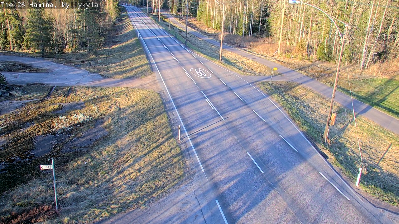Kelikamerat Kuva Tie 26 Hamina, Myllykylä, Hamina, Kymenlaakso