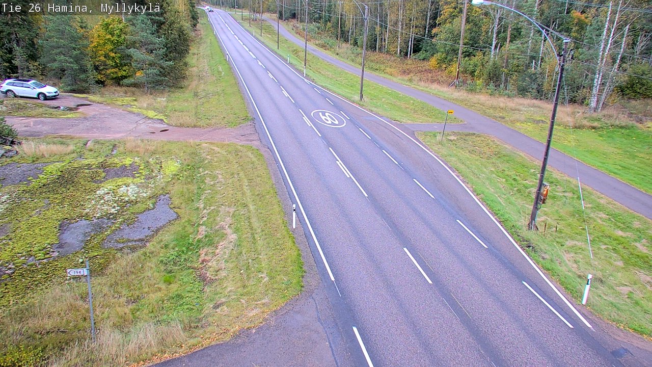 Kelikamerat Kuva Tie 26 Hamina, Myllykylä, Hamina, Kymenlaakso