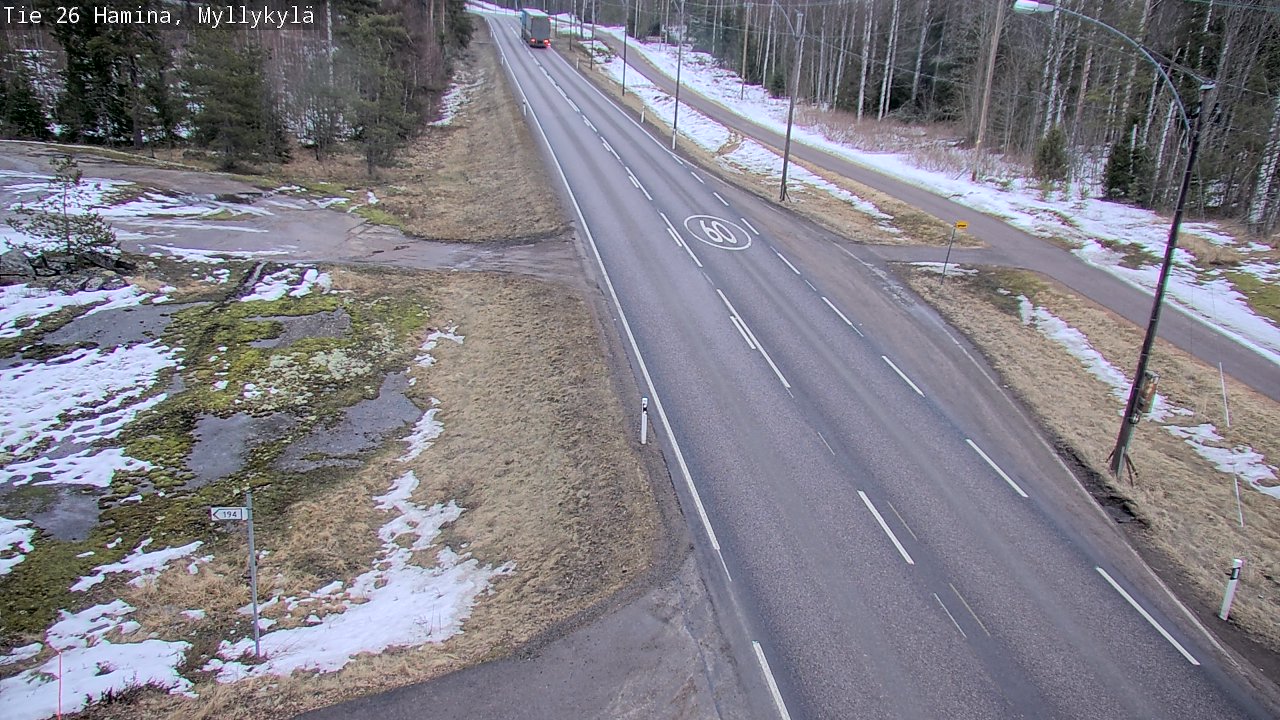 Kelikamerat Kuva Tie 26 Hamina, Myllykylä, Hamina, Kymenlaakso