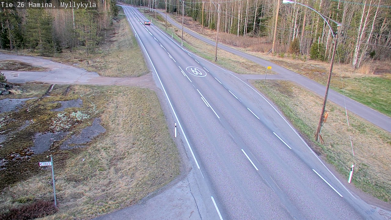 Kelikamerat Kuva Tie 26 Hamina, Myllykylä, Hamina, Kymenlaakso