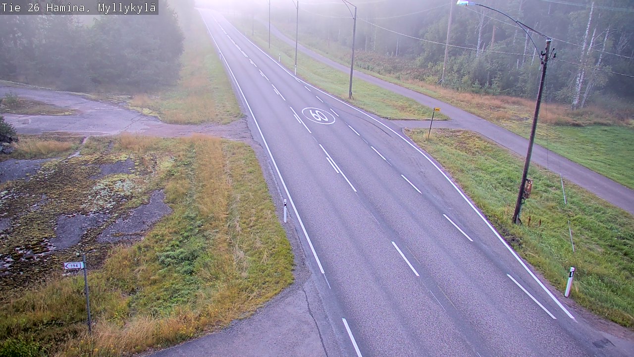 Kelikamerat Kuva Tie 26 Hamina, Myllykylä, Hamina, Kymenlaakso