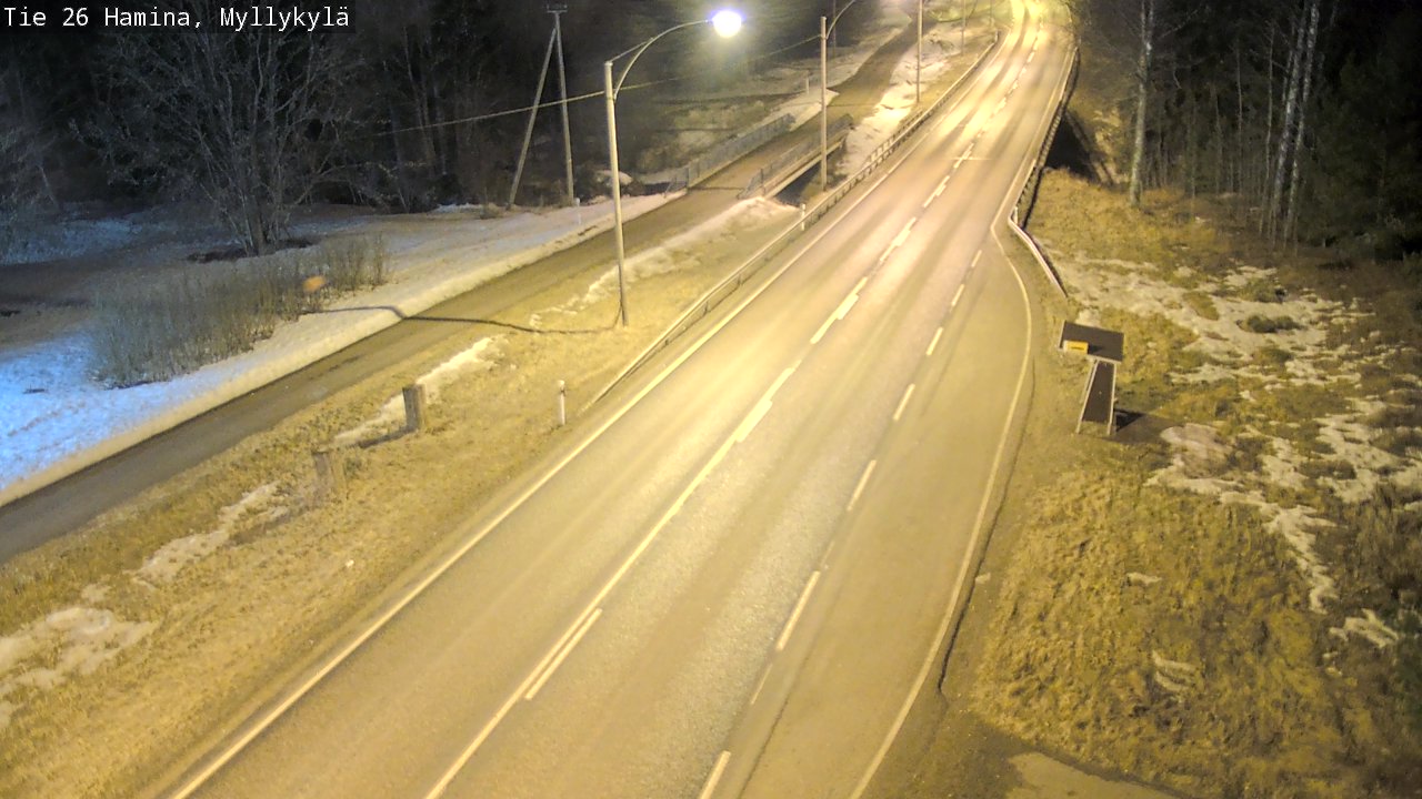 Weather Camera Image Road 26 Hamina, Myllykylä, Hamina, Kymenlaakso