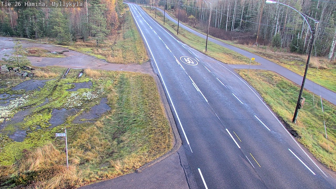 Kelikamerat Kuva Tie 26 Hamina, Myllykylä, Hamina, Kymenlaakso