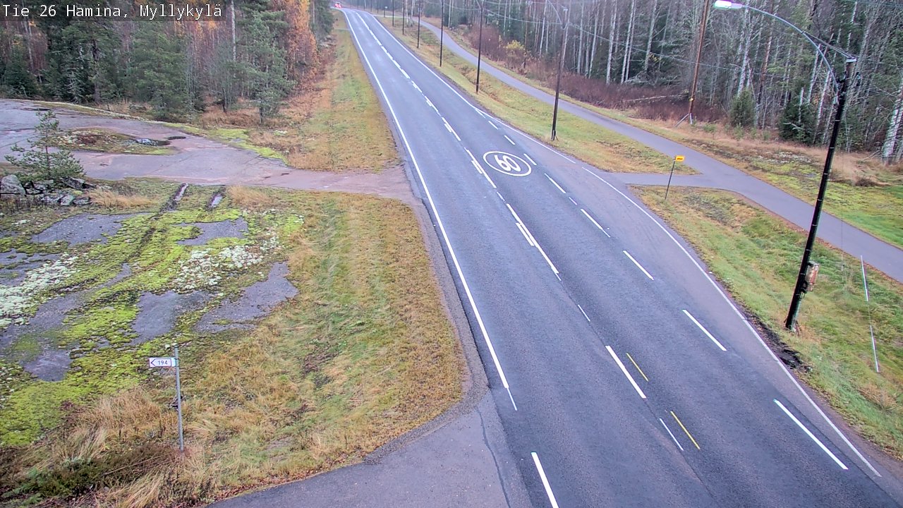 Kelikamerat Kuva Tie 26 Hamina, Myllykylä, Hamina, Kymenlaakso