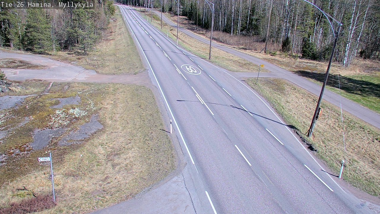 Kelikamerat Kuva Tie 26 Hamina, Myllykylä, Hamina, Kymenlaakso