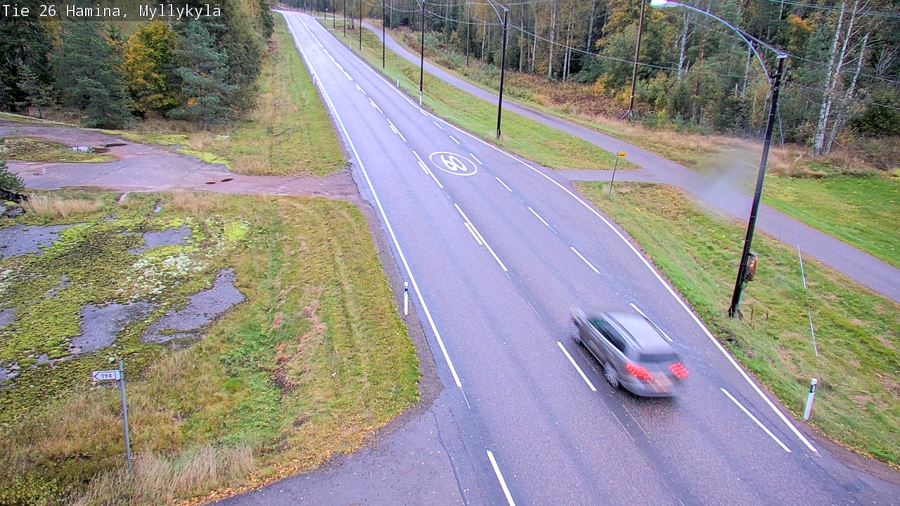 Kelikamerat Kuva Tie 26 Hamina, Myllykylä, Hamina, Kymenlaakso