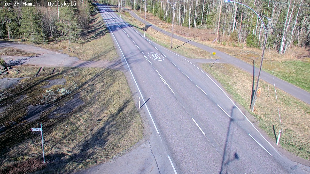 Kelikamerat Kuva Tie 26 Hamina, Myllykylä, Hamina, Kymenlaakso