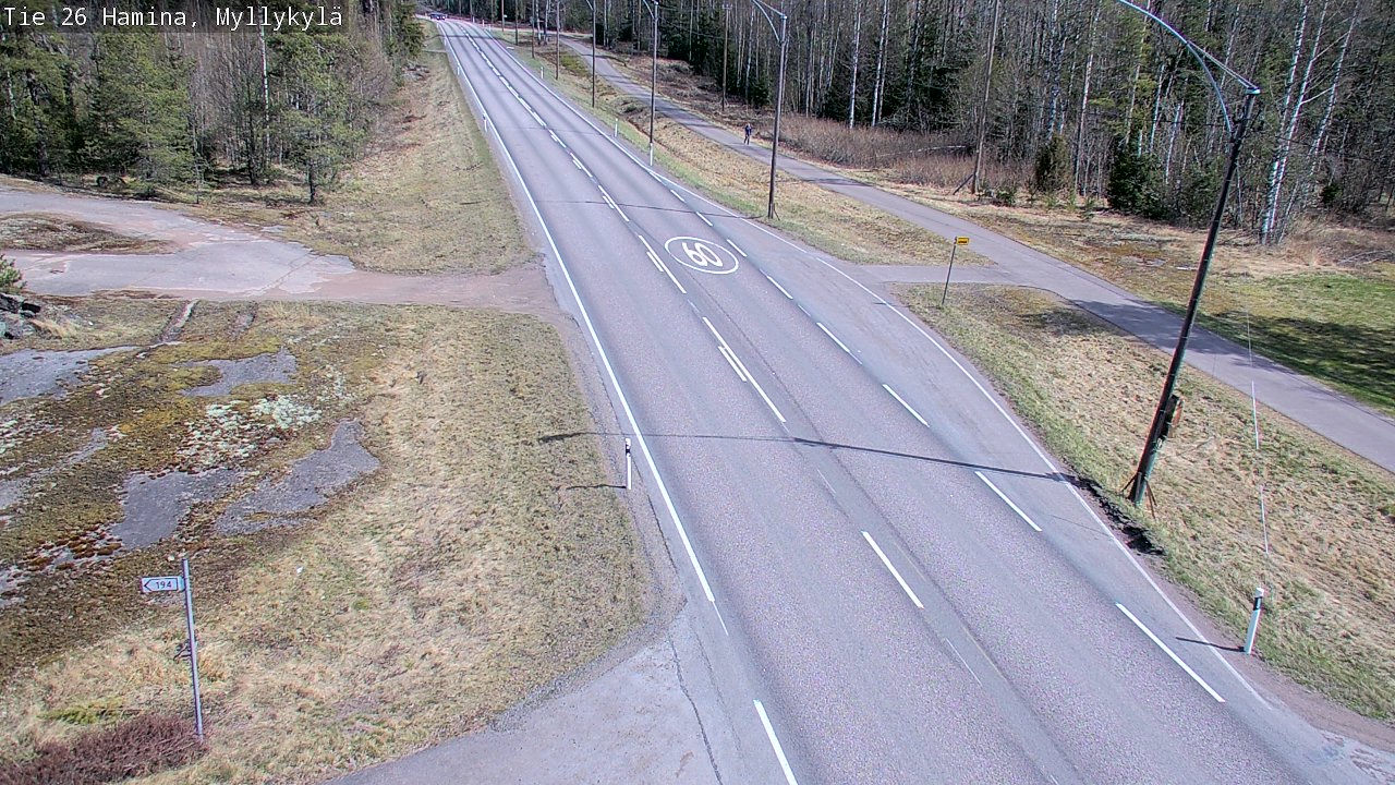 Kelikamerat Kuva Tie 26 Hamina, Myllykylä, Hamina, Kymenlaakso