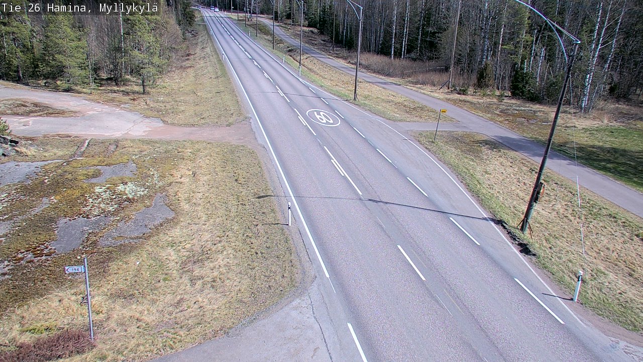 Kelikamerat Kuva Tie 26 Hamina, Myllykylä, Hamina, Kymenlaakso