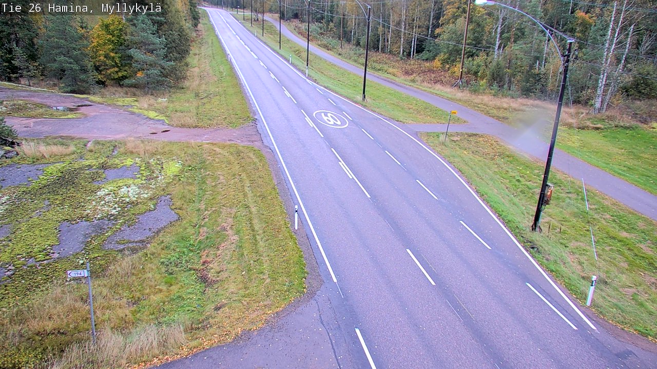 Kelikamerat Kuva Tie 26 Hamina, Myllykylä, Hamina, Kymenlaakso