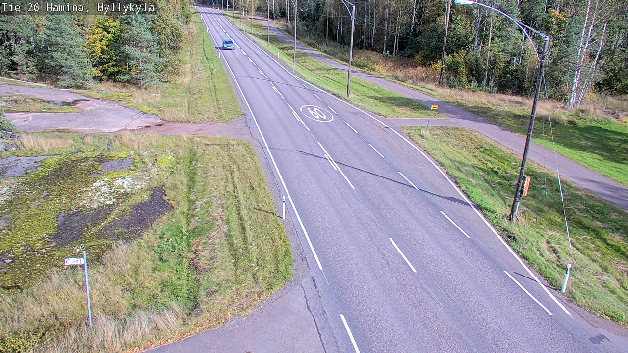 Kelikamerat Kuva Tie 26 Hamina, Myllykylä, Hamina, Kymenlaakso