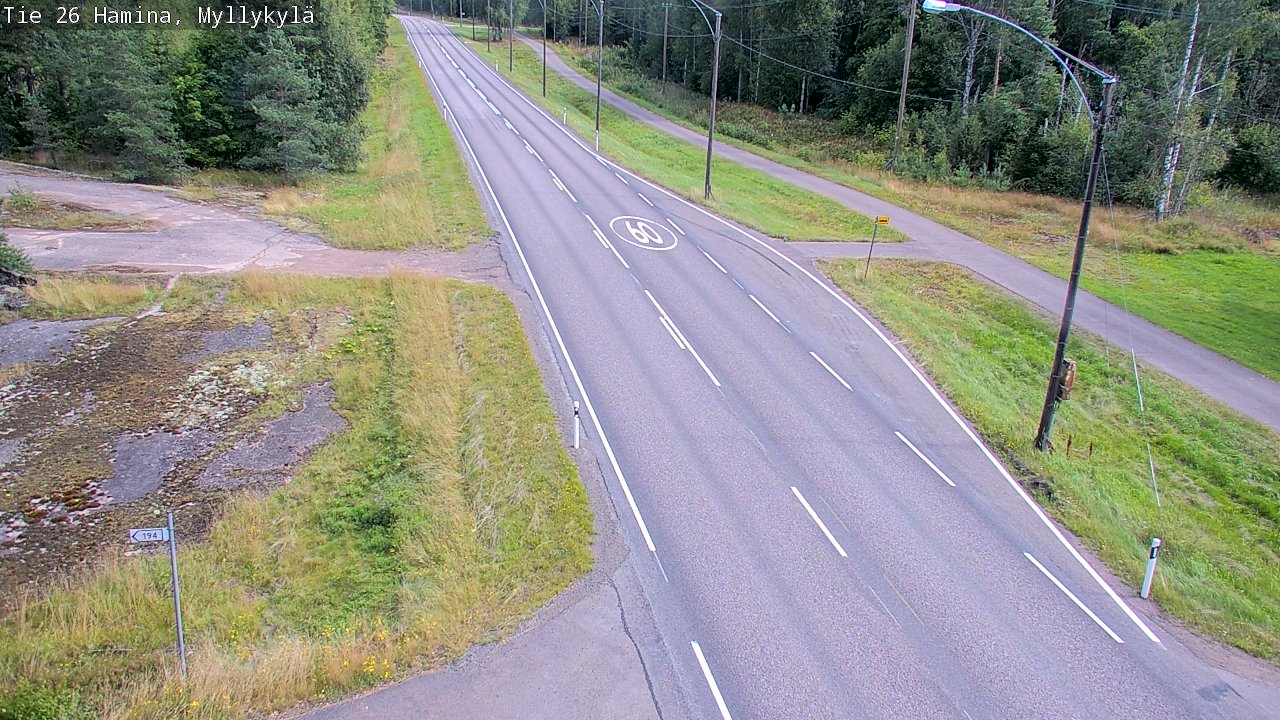 Kelikamerat Kuva Tie 26 Hamina, Myllykylä, Hamina, Kymenlaakso