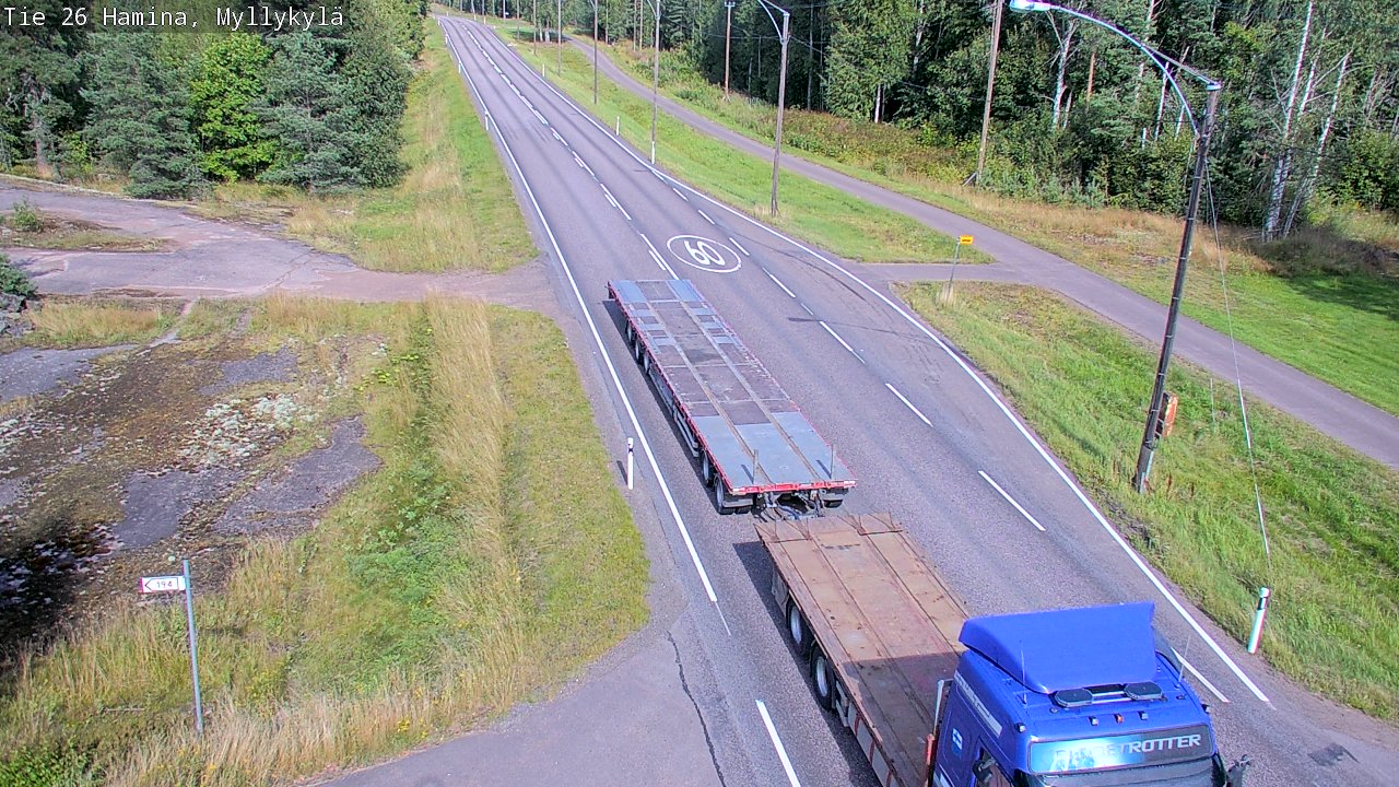 Kelikamerat Kuva Tie 26 Hamina, Myllykylä, Hamina, Kymenlaakso
