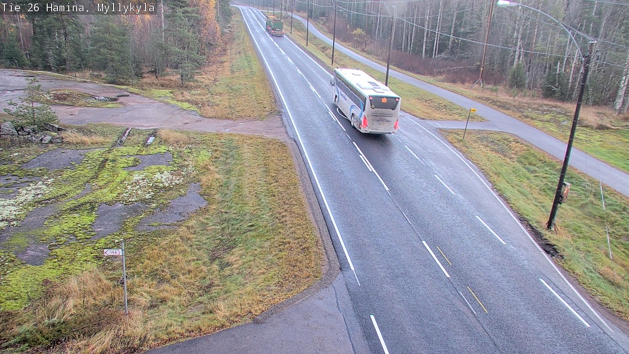 Kelikamerat Kuva Tie 26 Hamina, Myllykylä, Hamina, Kymenlaakso