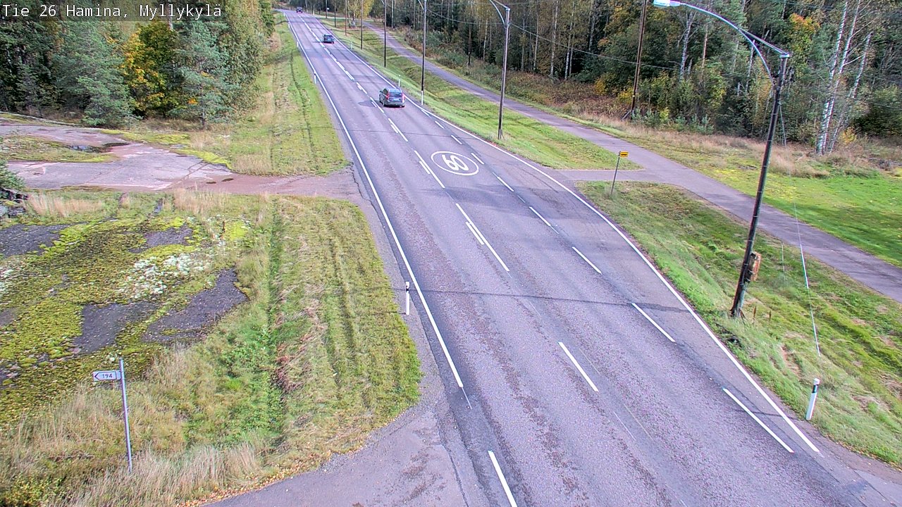 Kelikamerat Kuva Tie 26 Hamina, Myllykylä, Hamina, Kymenlaakso