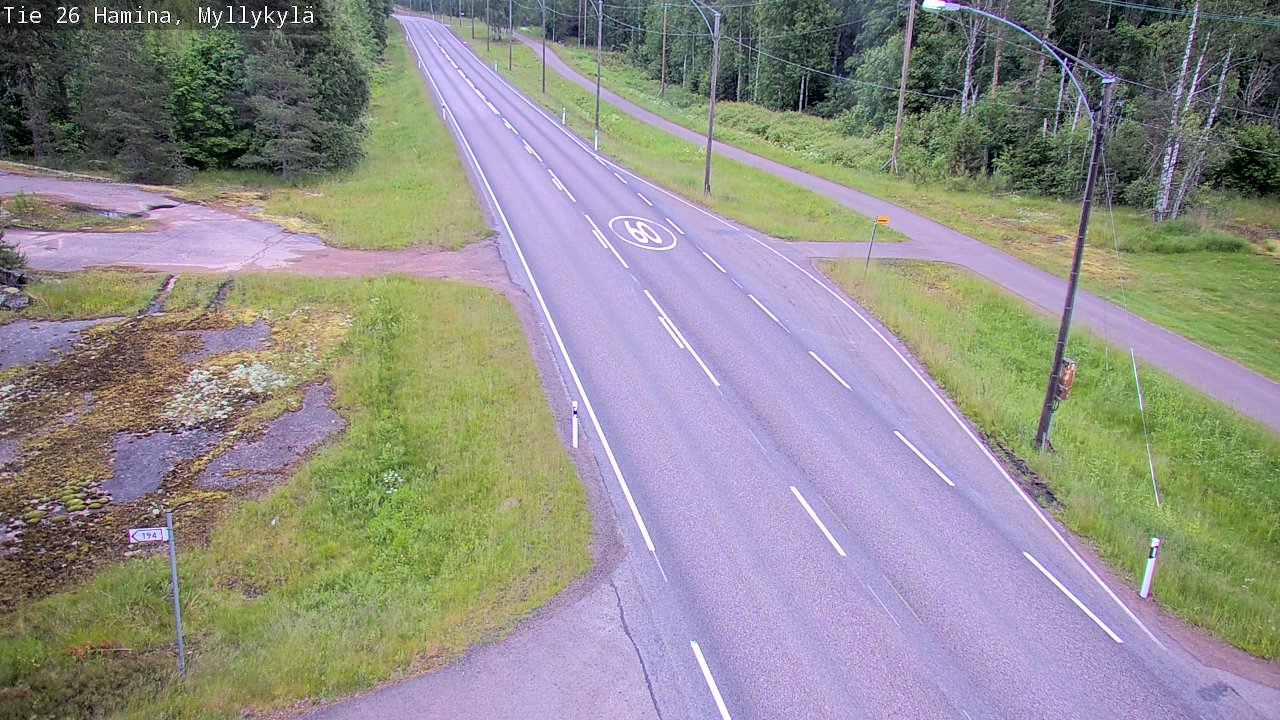 Kelikamerat Kuva Tie 26 Hamina, Myllykylä, Hamina, Kymenlaakso