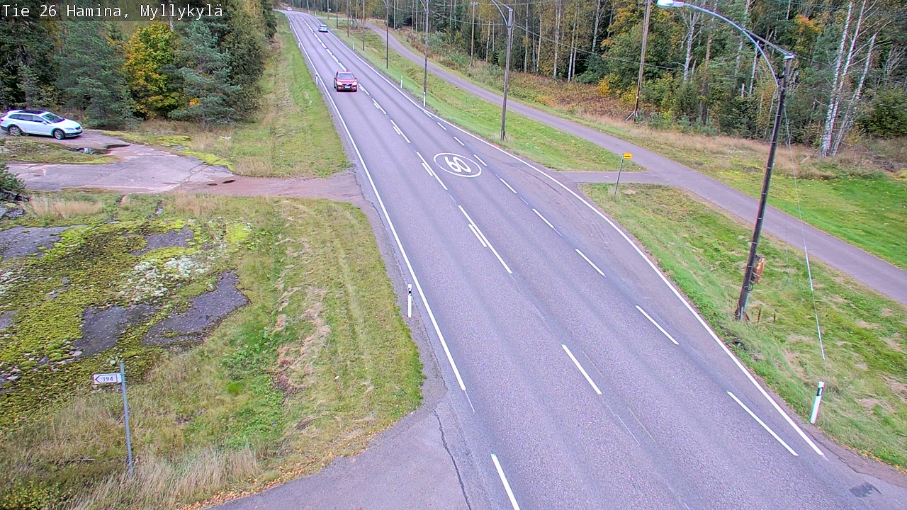 Kelikamerat Kuva Tie 26 Hamina, Myllykylä, Hamina, Kymenlaakso
