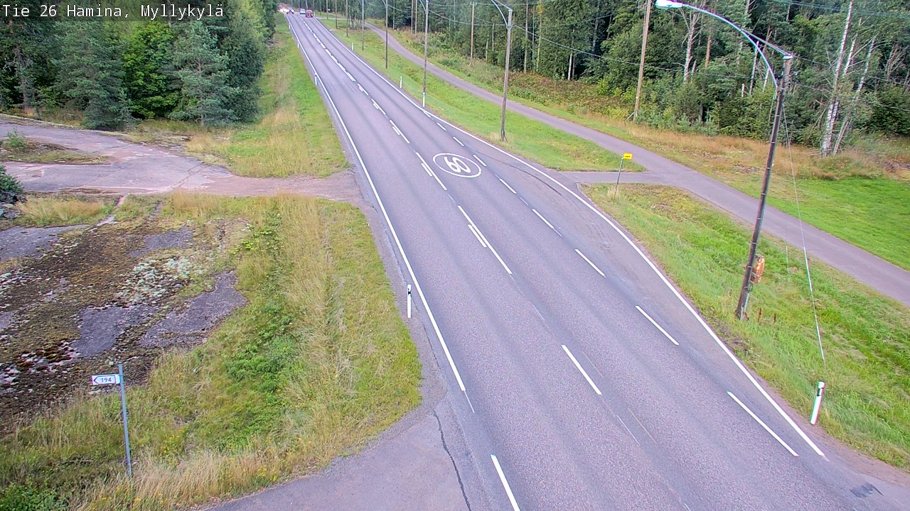 Kelikamerat Kuva Tie 26 Hamina, Myllykylä, Hamina, Kymenlaakso