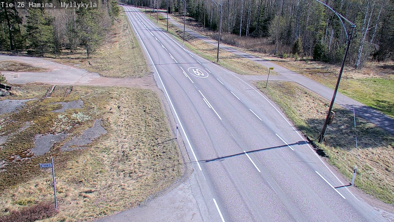 Kelikamerat Kuva Tie 26 Hamina, Myllykylä, Hamina, Kymenlaakso