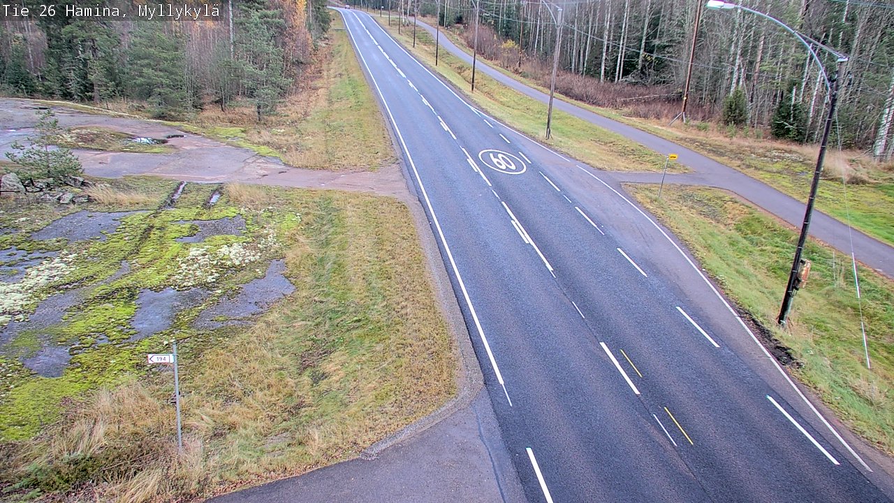 Kelikamerat Kuva Tie 26 Hamina, Myllykylä, Hamina, Kymenlaakso