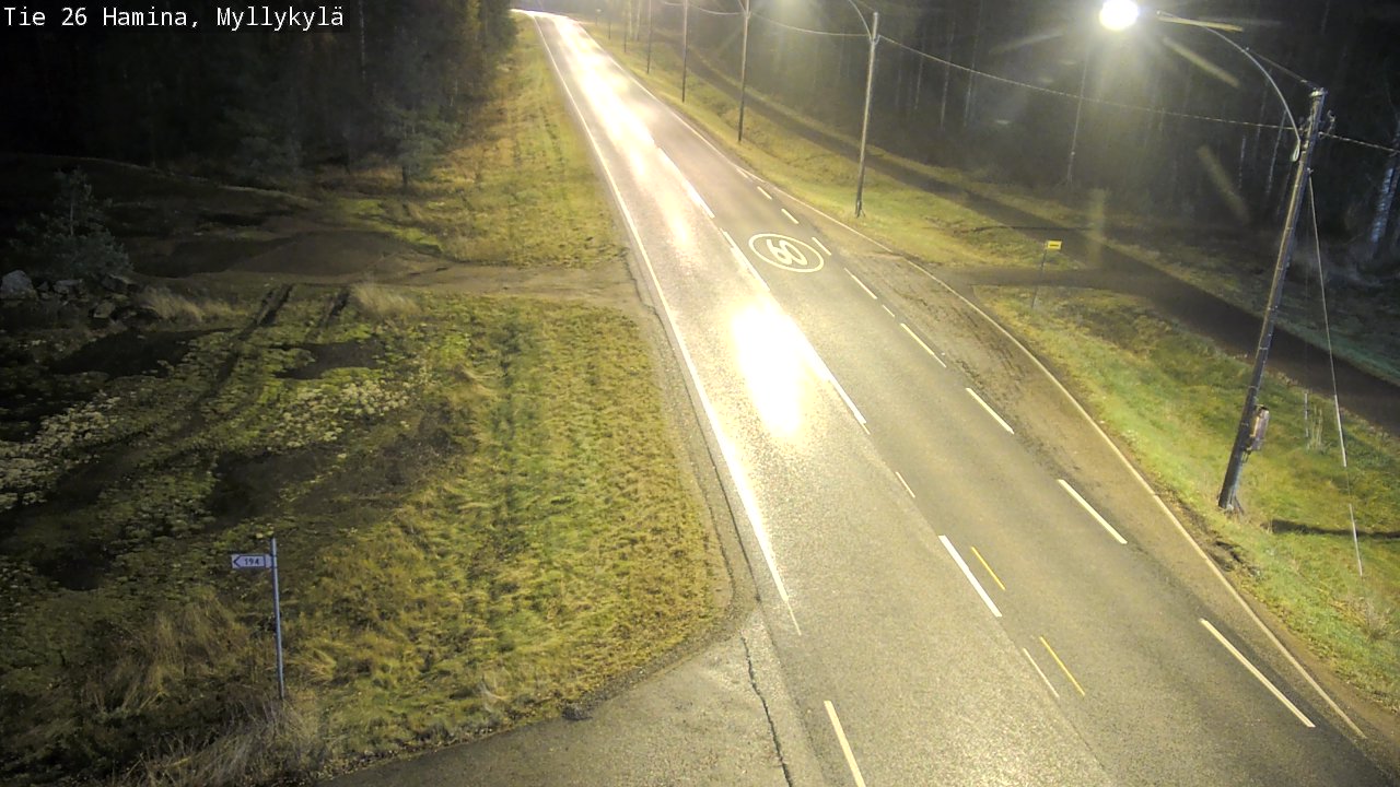 Kelikamerat Kuva Tie 26 Hamina, Myllykylä, Hamina, Kymenlaakso