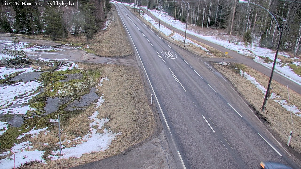 Kelikamerat Kuva Tie 26 Hamina, Myllykylä, Hamina, Kymenlaakso