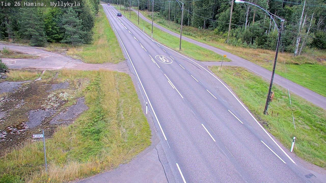 Kelikamerat Kuva Tie 26 Hamina, Myllykylä, Hamina, Kymenlaakso