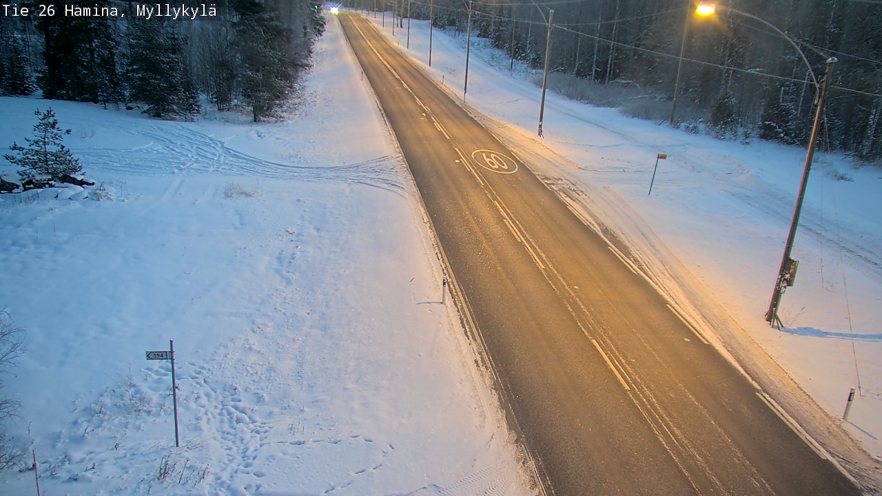 Kelikamerat Kuva Tie 26 Hamina, Myllykylä, Hamina, Kymenlaakso