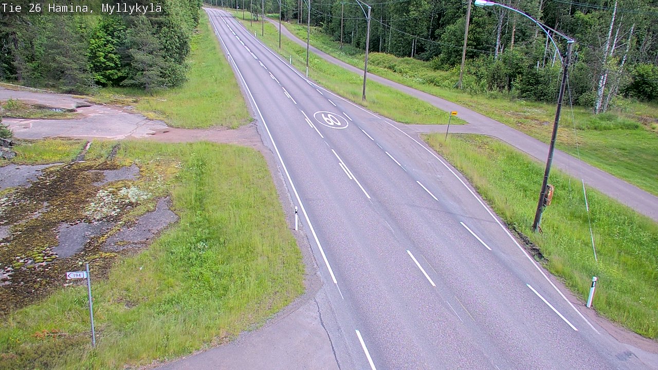 Kelikamerat Kuva Tie 26 Hamina, Myllykylä, Hamina, Kymenlaakso