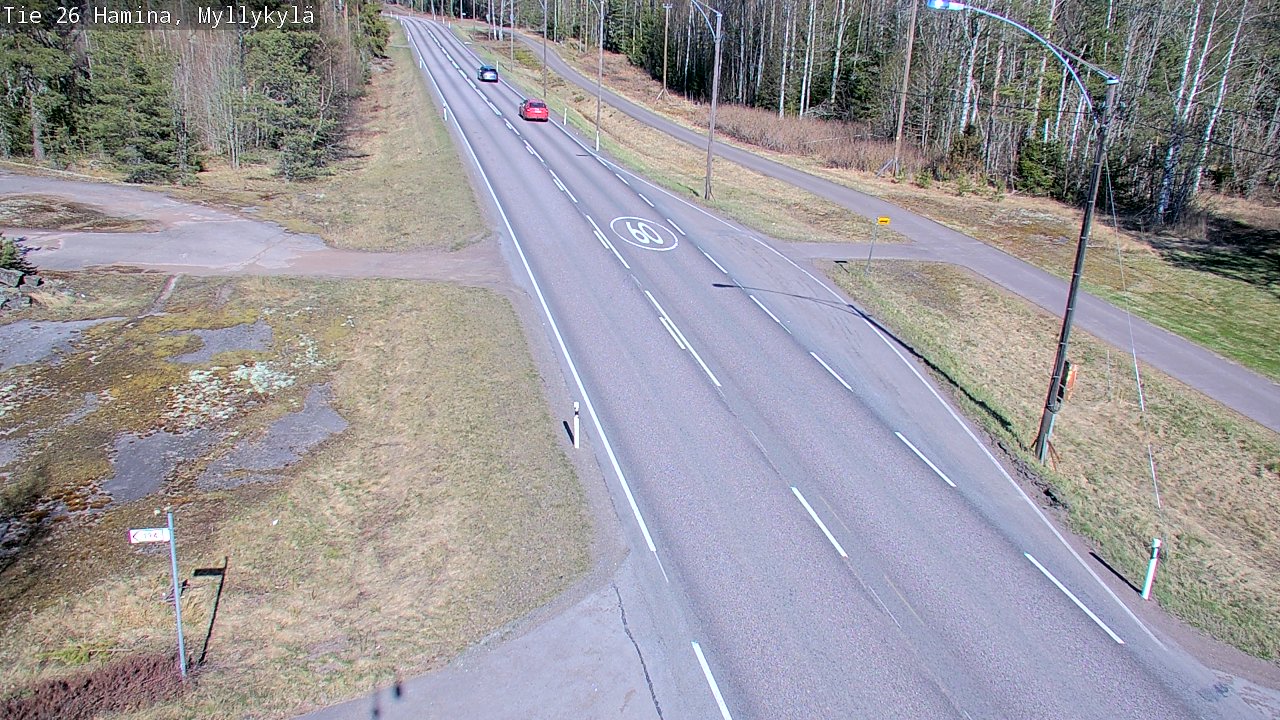 Kelikamerat Kuva Tie 26 Hamina, Myllykylä, Hamina, Kymenlaakso