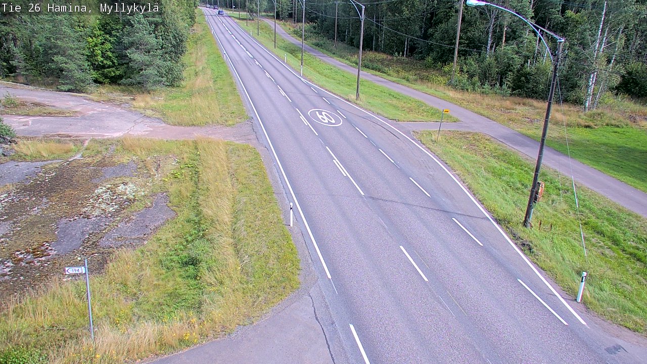 Kelikamerat Kuva Tie 26 Hamina, Myllykylä, Hamina, Kymenlaakso