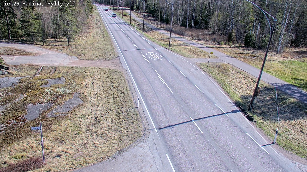 Kelikamerat Kuva Tie 26 Hamina, Myllykylä, Hamina, Kymenlaakso