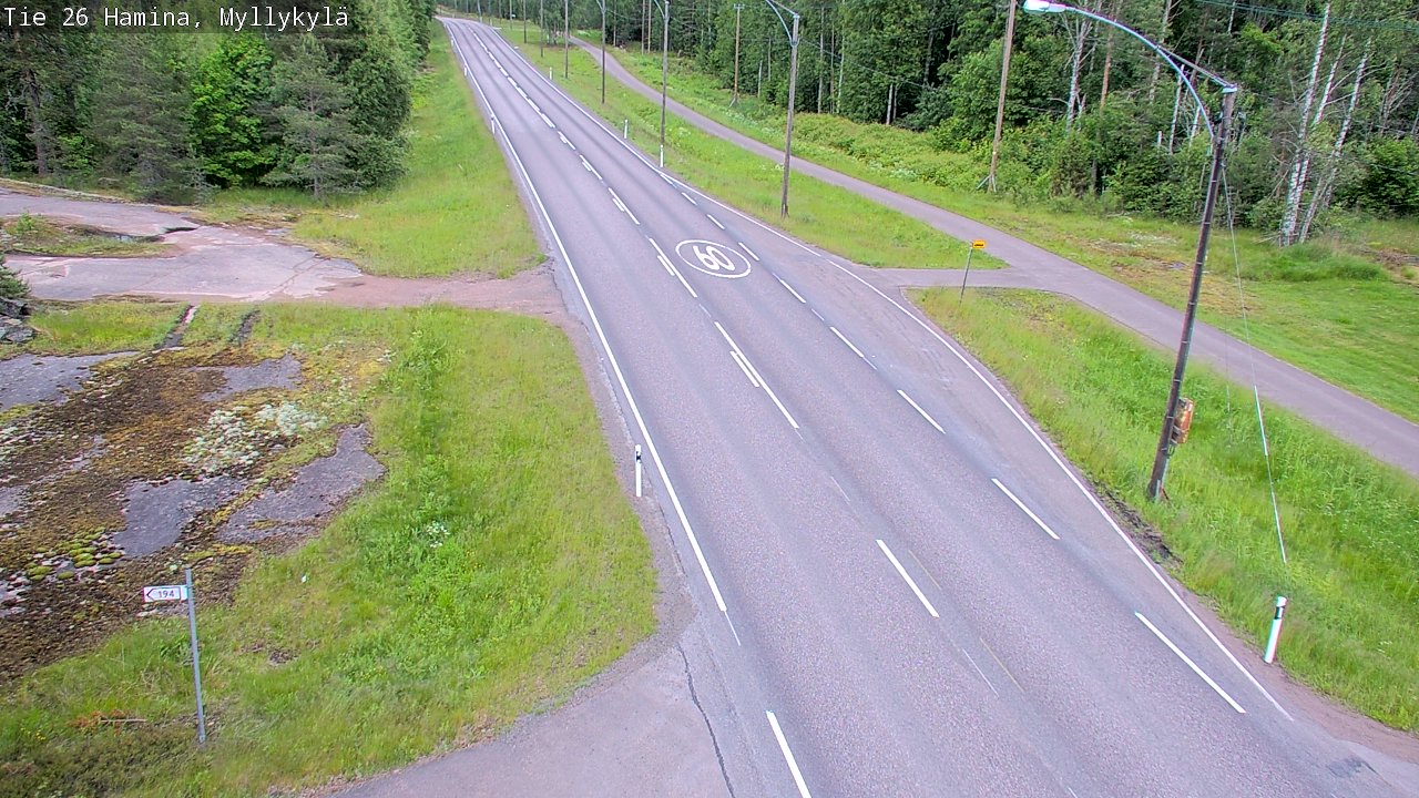 Kelikamerat Kuva Tie 26 Hamina, Myllykylä, Hamina, Kymenlaakso