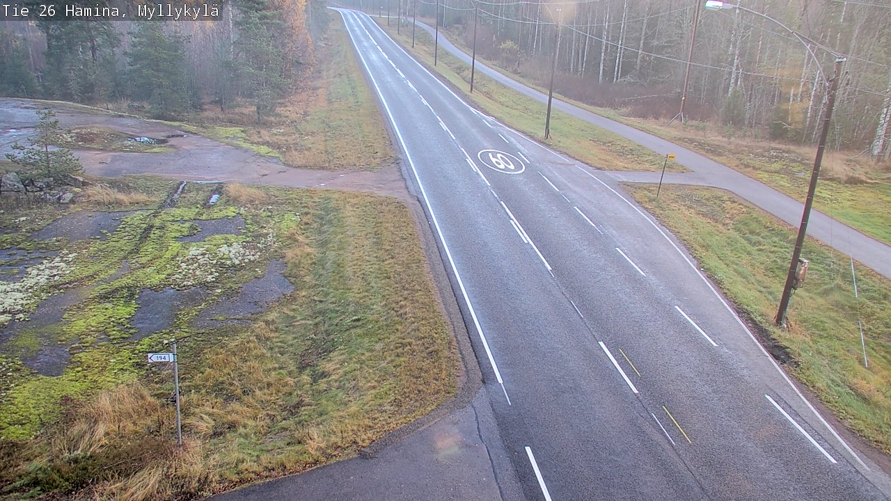 Kelikamerat Kuva Tie 26 Hamina, Myllykylä, Hamina, Kymenlaakso