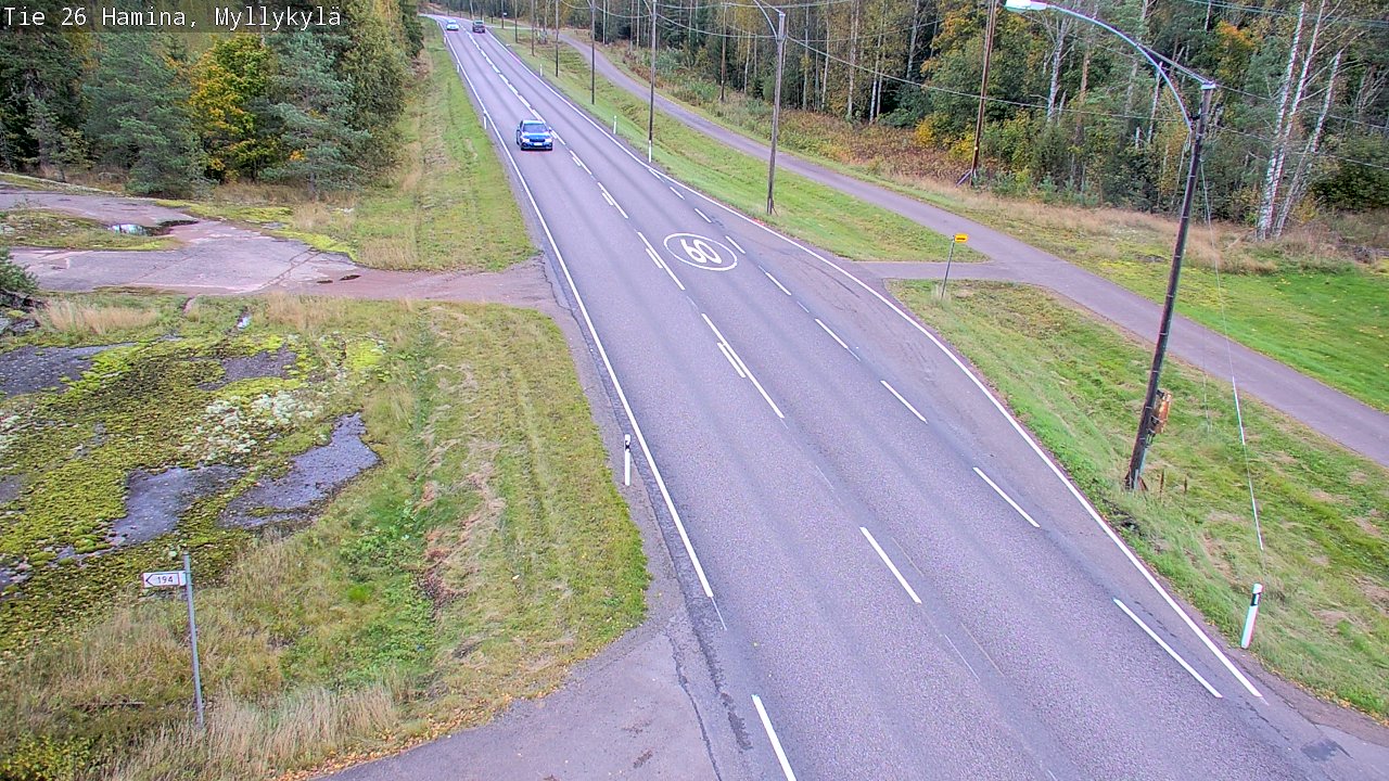 Kelikamerat Kuva Tie 26 Hamina, Myllykylä, Hamina, Kymenlaakso
