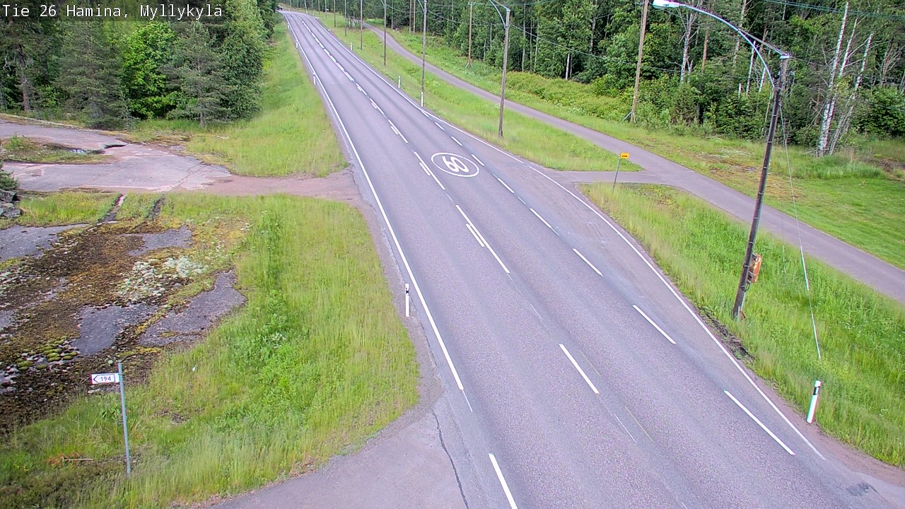 Kelikamerat Kuva Tie 26 Hamina, Myllykylä, Hamina, Kymenlaakso