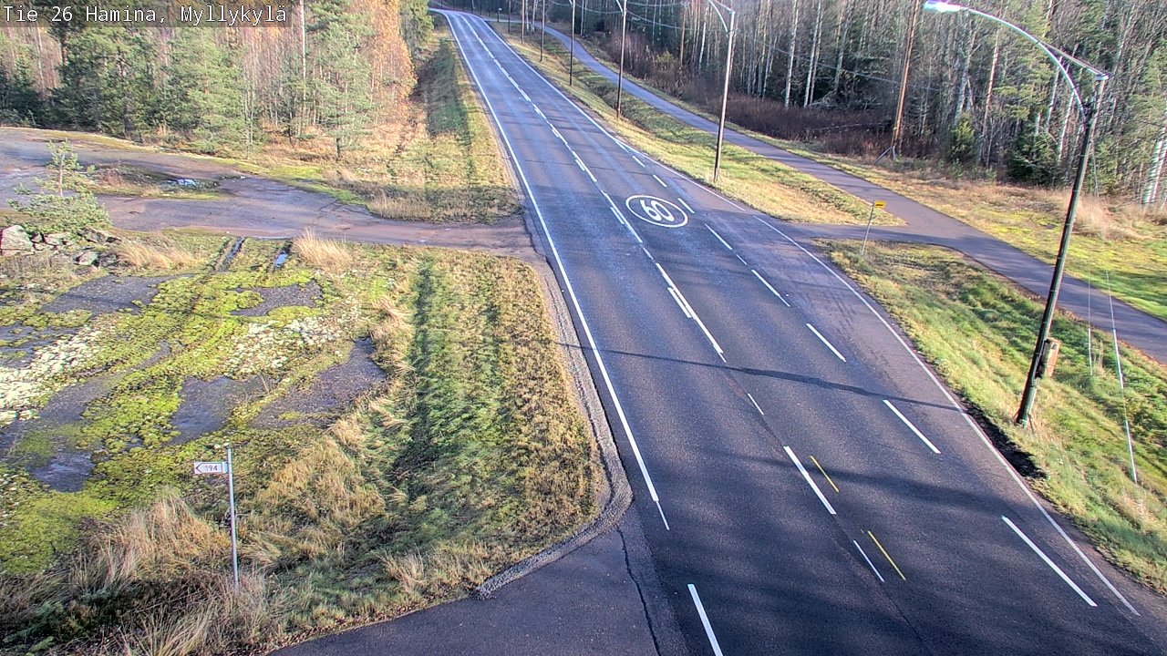 Kelikamerat Kuva Tie 26 Hamina, Myllykylä, Hamina, Kymenlaakso