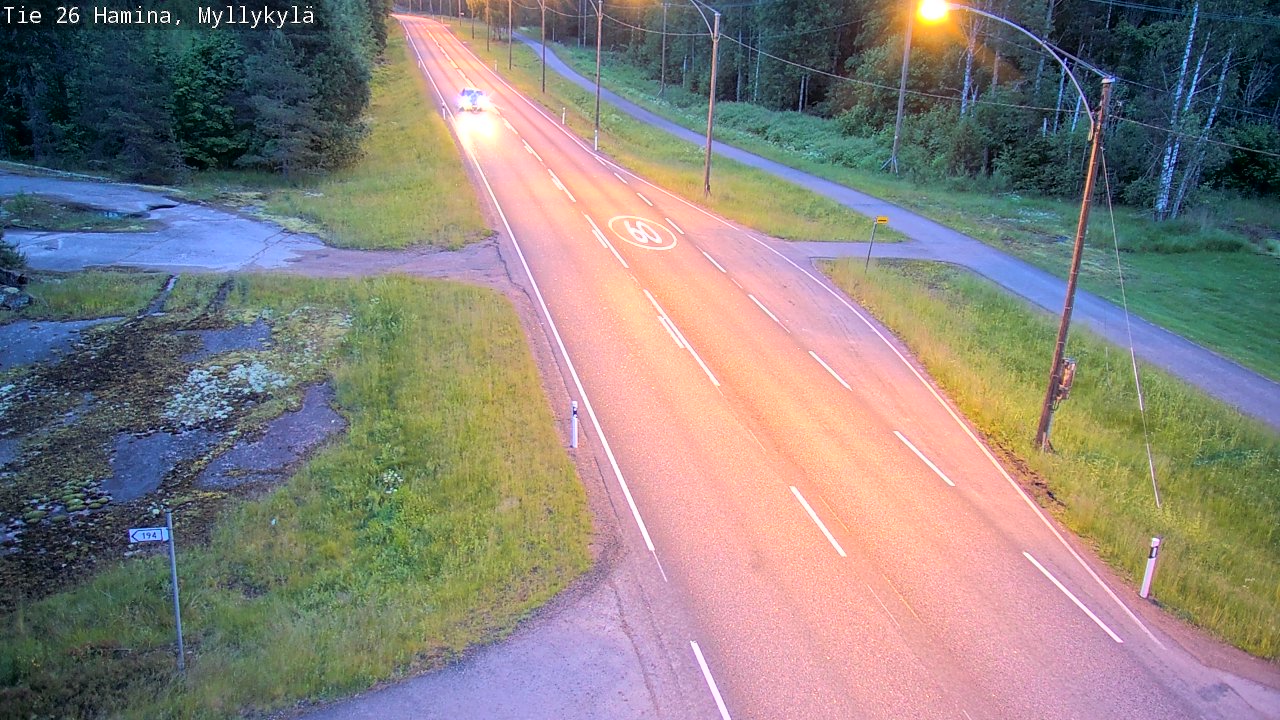 Kelikamerat Kuva Tie 26 Hamina, Myllykylä, Hamina, Kymenlaakso