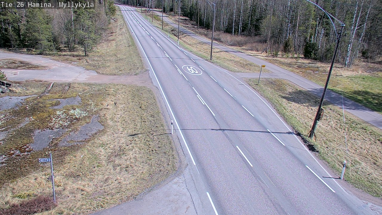 Kelikamerat Kuva Tie 26 Hamina, Myllykylä, Hamina, Kymenlaakso