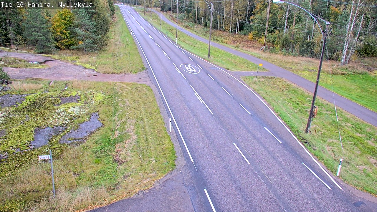 Kelikamerat Kuva Tie 26 Hamina, Myllykylä, Hamina, Kymenlaakso
