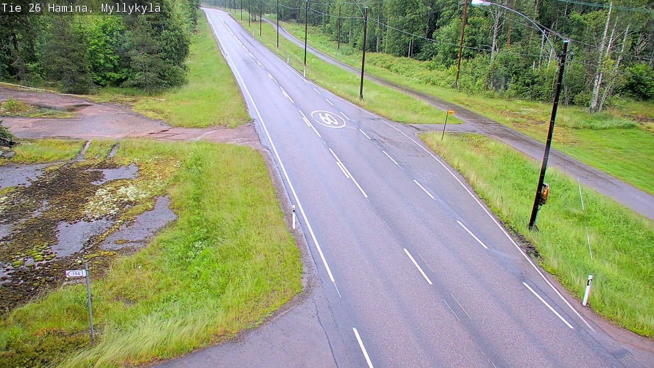 Kelikamerat Kuva Tie 26 Hamina, Myllykylä, Hamina, Kymenlaakso